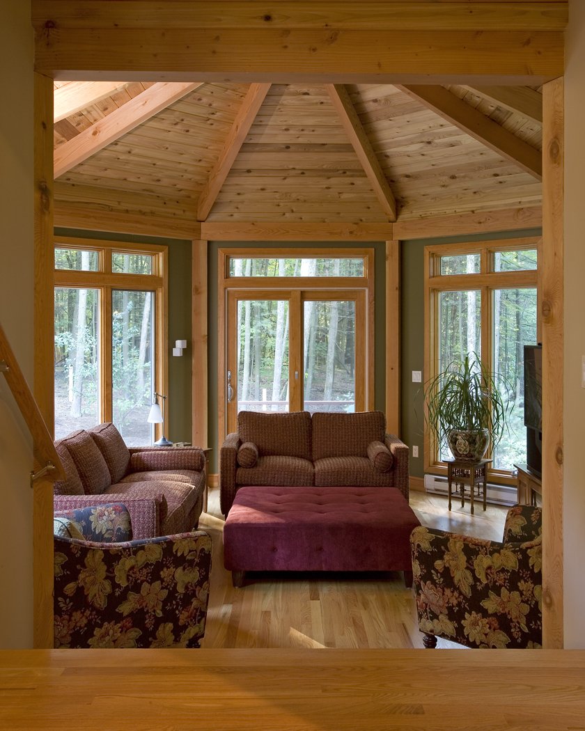 Octagon Room (0074) - Habitat Post and Beam
