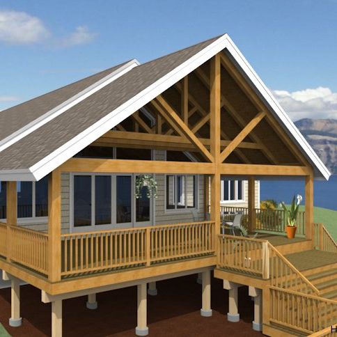 Custom Accessory Building (3675) - Habitat Post and Beam