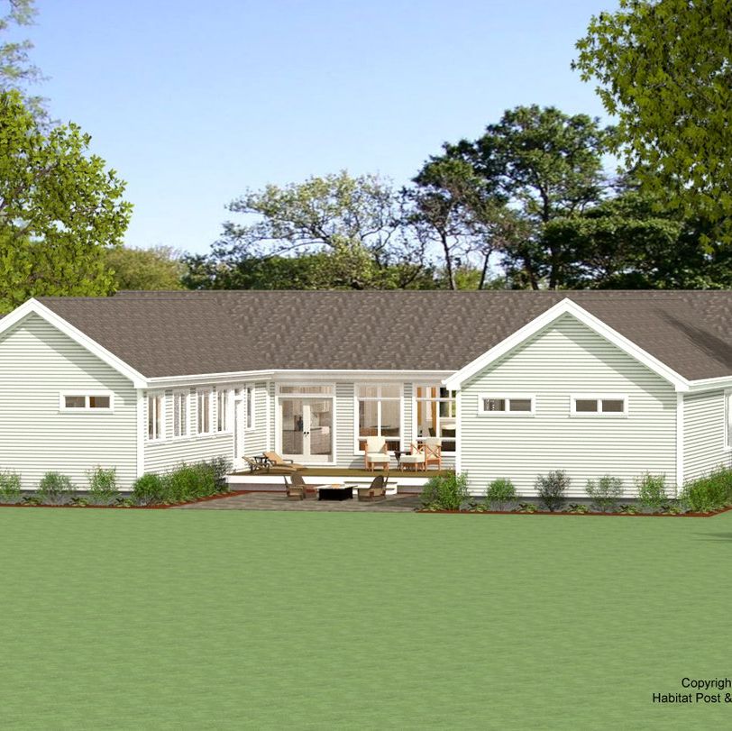 Custom Home (3738) - Habitat Post and Beam
